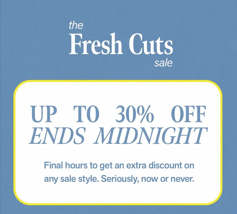 Last call for an extra discount…
