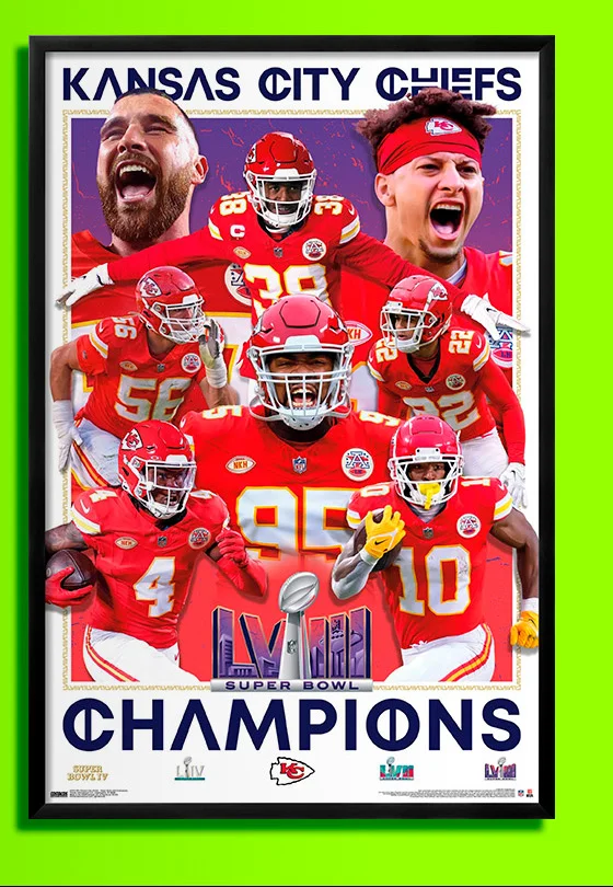 NFL Kansas City Chiefs - Super Bowl LVIII Champions