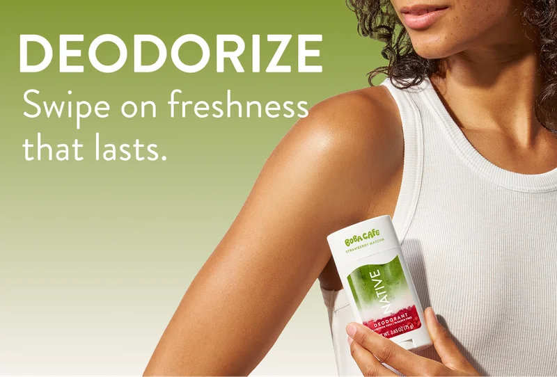 Deodorize. Swipe on freshness that lasts.