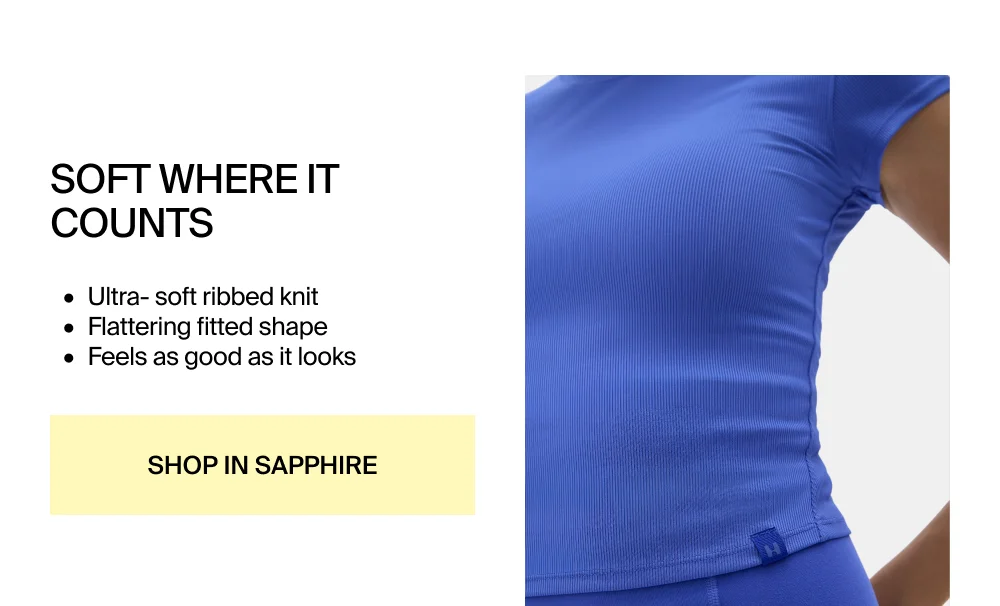 Shop Mollie Baby Tee in Sapphire