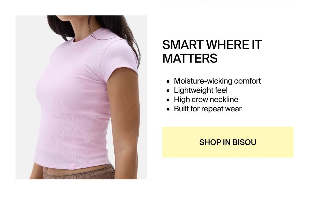 Shop Mollie Baby Tee in Bisou