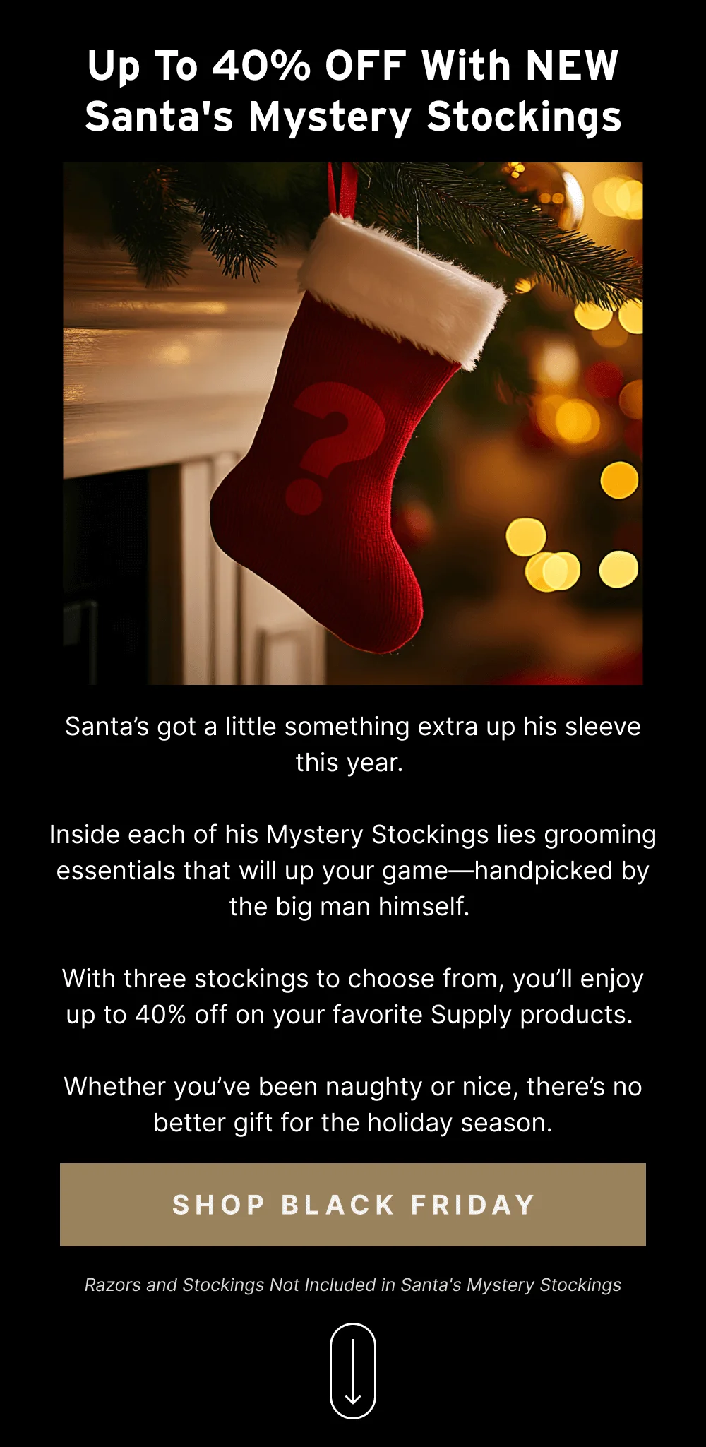 Up To 40% OFF With NEW Santa's Mystery Stockings [SHOP BLACK FRIDAY]