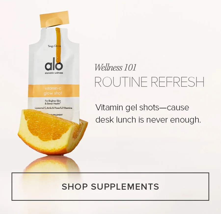 WELLNESS 101 ROUTINE REFRESH VITAMIN GEL SHOTS - CAUSE DESK LUNCH IS NEVER ENOUGH. SHOP SUPPLEMENTS