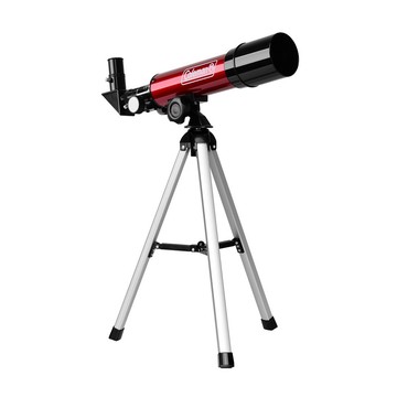 Coleman C36050 Refractor Telescope with Tripod and Case
