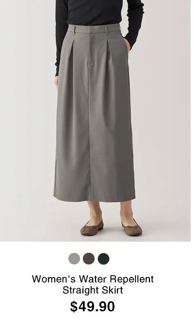 Shop Women's Water Repellent Straight Skirt