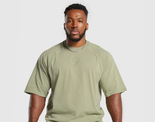 PREMIUM LEGACY T-SHIRT - NATURAL SAGE GREEN.
