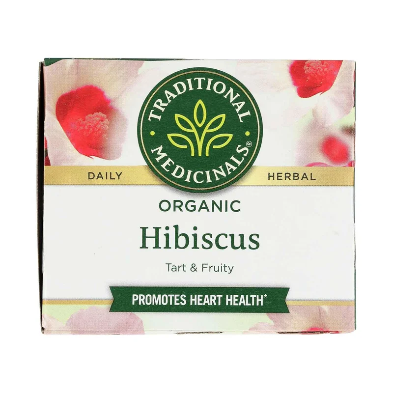 Organic Hibiscus Tea, Tart & Fruity, 16 Ct