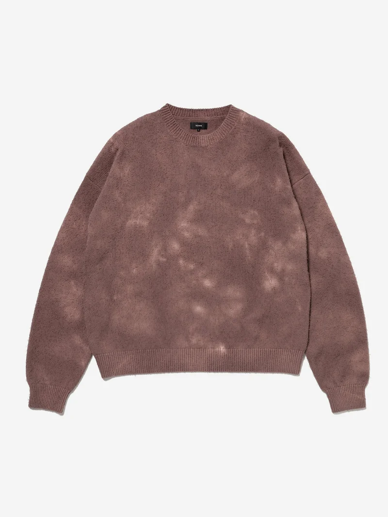 Image of Beams 5G Curl Knit - Dusty Pin