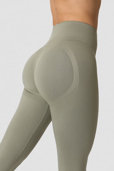 Image of Sculpt Seamless Tights Light Khaki Green