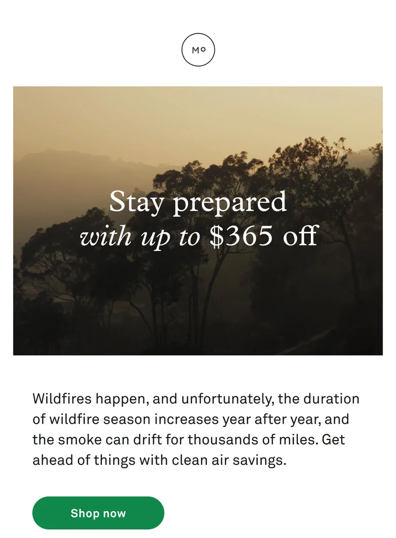 Stay prepared with up to $365 off