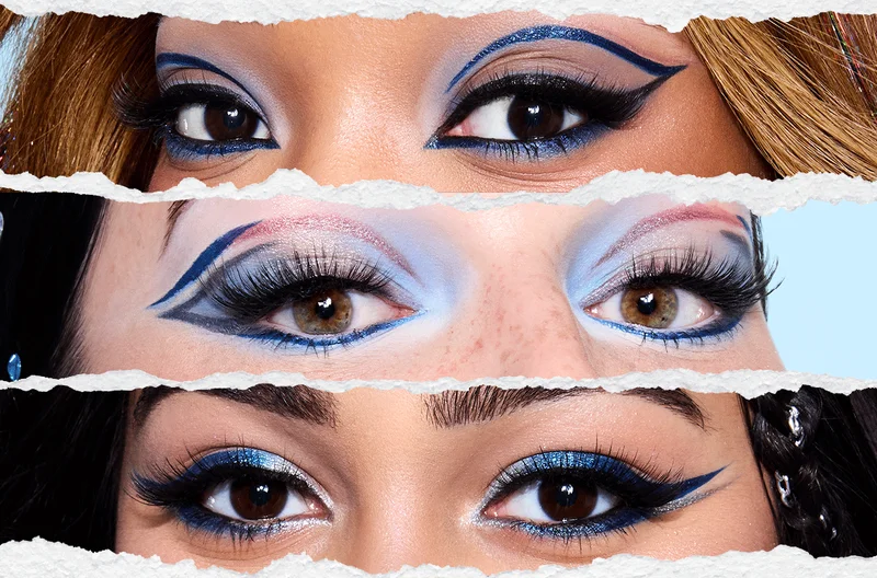 GLITZ AND MATTE EYE IMAGE