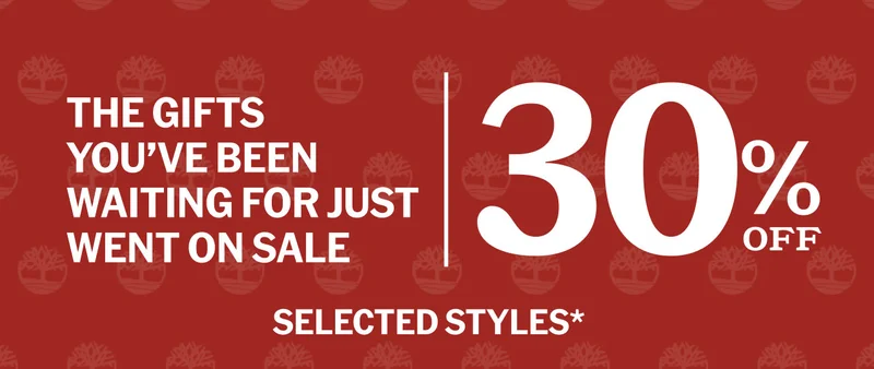 The gifts you've been waiting for just went on sale. 30% off selected styles*