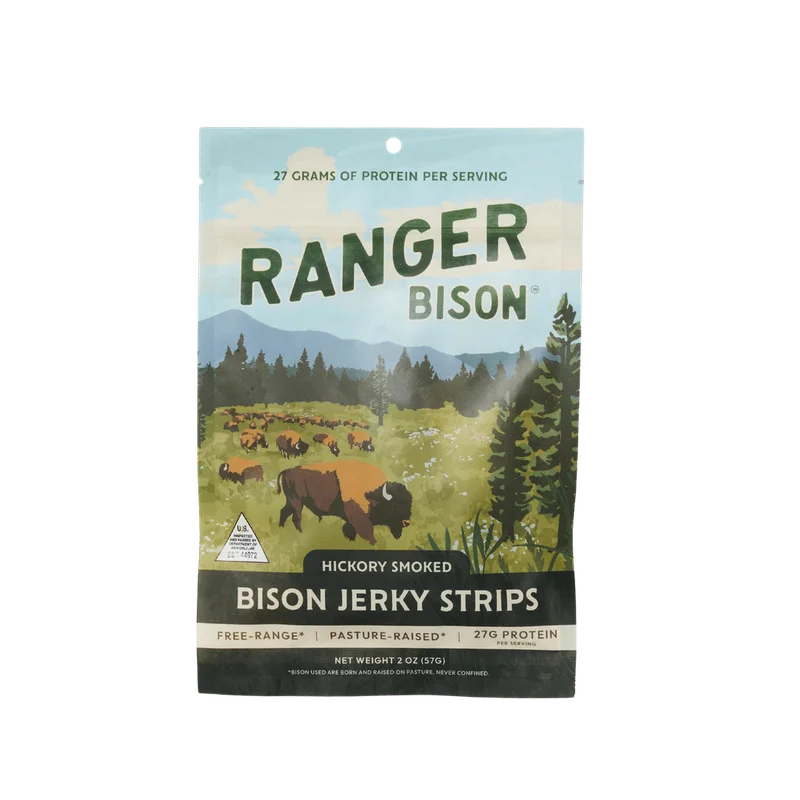 Image of Ranger Bison Jerky | Hickory Smoked (Pack)