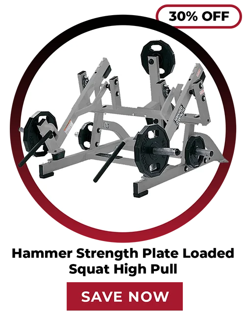 30% OFF | Hammer Strength Plate Loaded Squat High Pull