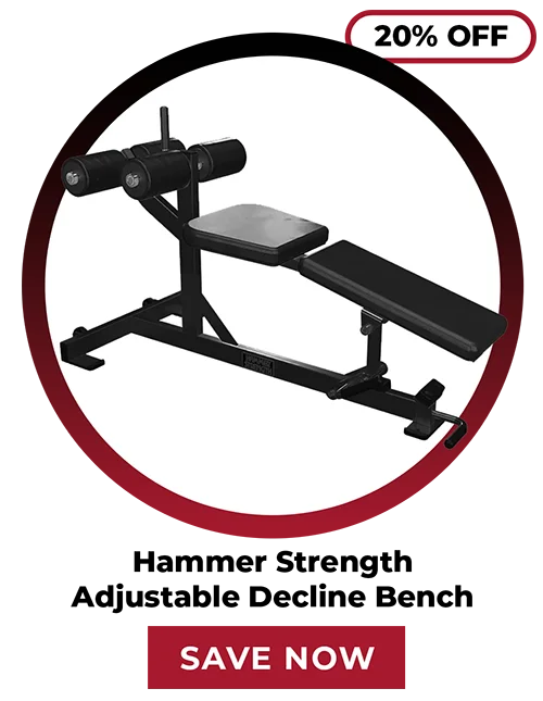 20% OFF | Hammer Strength Adjustable Decline Bench