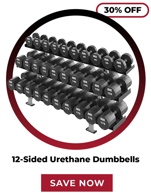 30% OFF | Hammer Strength 12-Sided Urethane Dumbbells