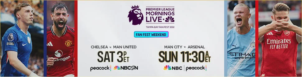 Chelsea v. Man United Saturday & Man City v. Arsenal Sunday