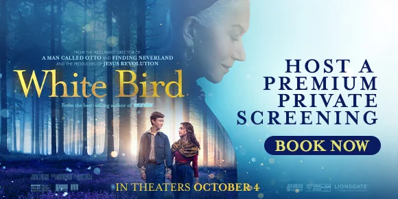WHITE BIRD - HOST A PREMIUM PRIVATE SCREENING | BOOK NOW >