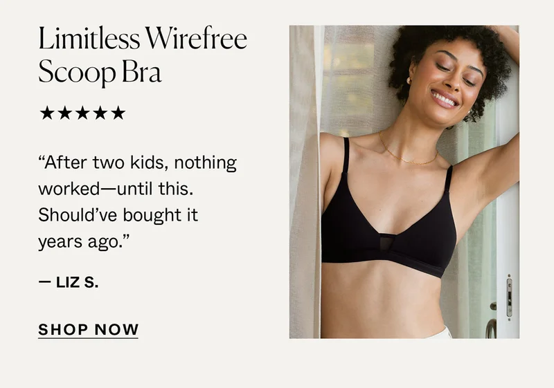 Limitless Wirefree Scoop Bra