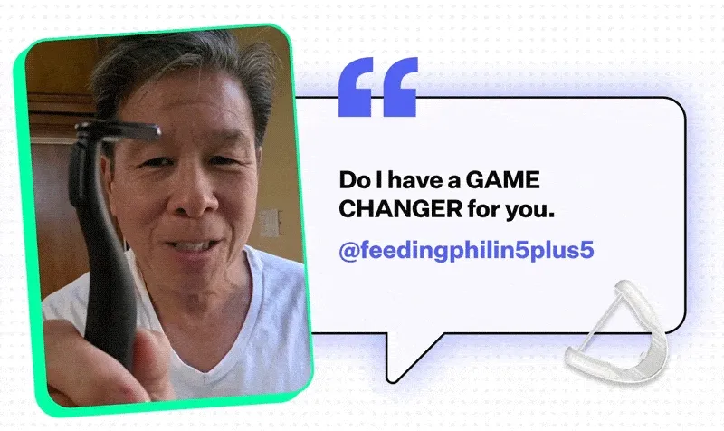 "Do I have a GAME CHANGER for you. @feedingphilin5plus5
