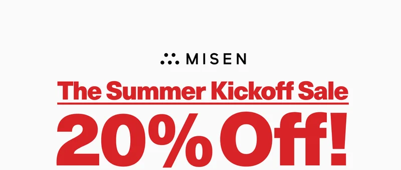 The Summer Kickoff Sale - 20% Off!