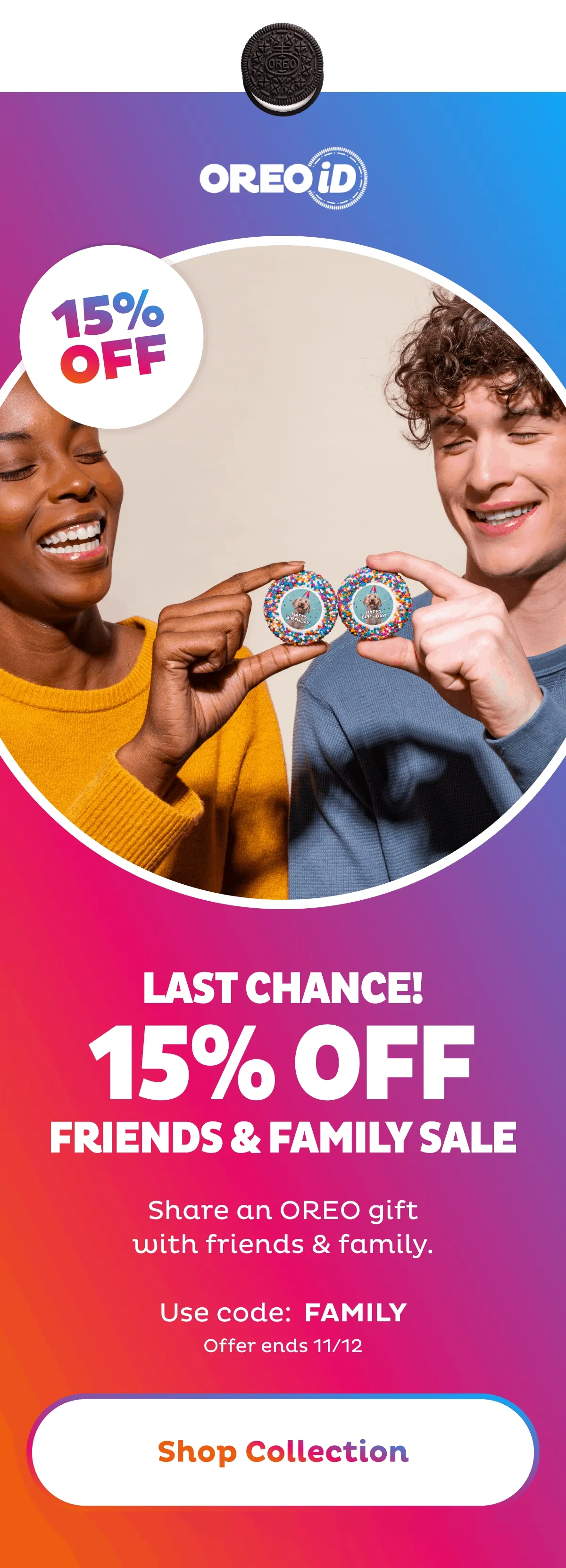 Shop 15% Off Friends & Family Sale