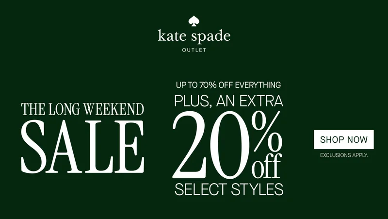 THE LONG WEEKEND SALE