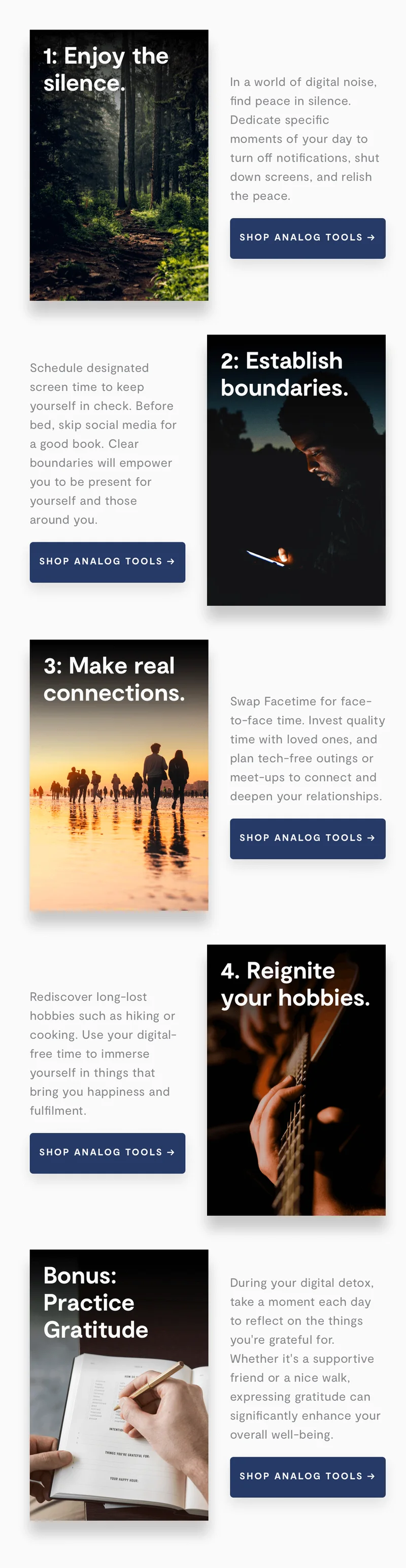 Shop analog tools