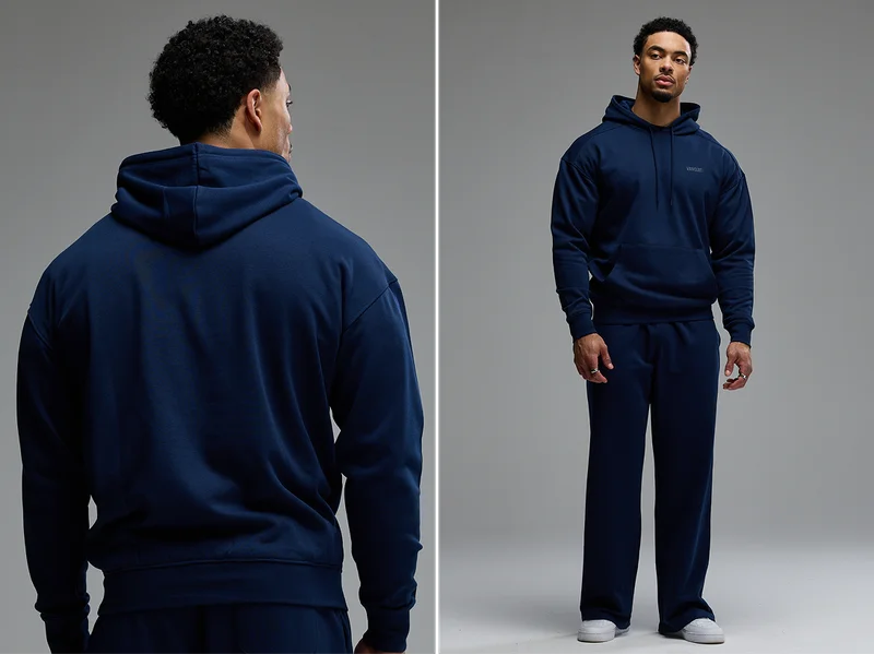Vanquish Essential Navy Pullover Hoodie