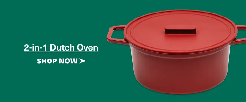 Add it to your order. Shop the 2-in-1 dutch oven