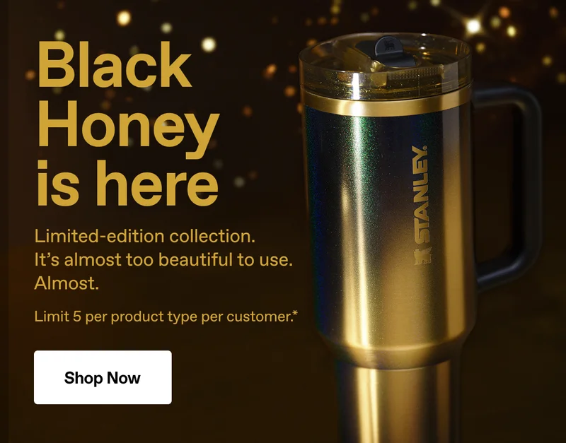 Black Honey is here. Limited-edition collection. It's almost too beautiful to use. Almost. Shop Now.