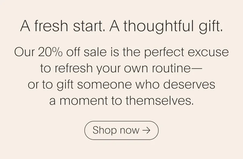 A fresh start, a thoughtful gift