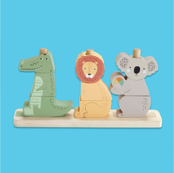 Fisher-Price Wooden Stack & Sort Animals