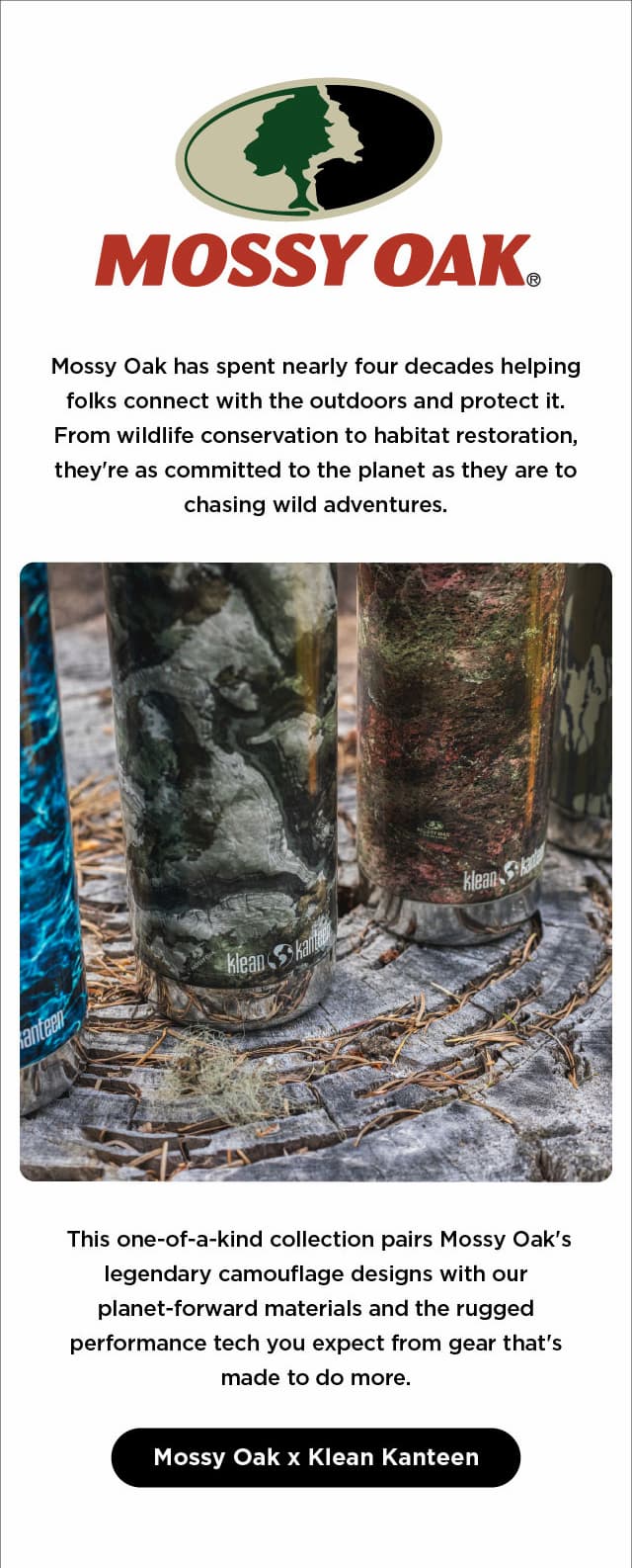 Shop the Collection - Mossy Oak x Klean