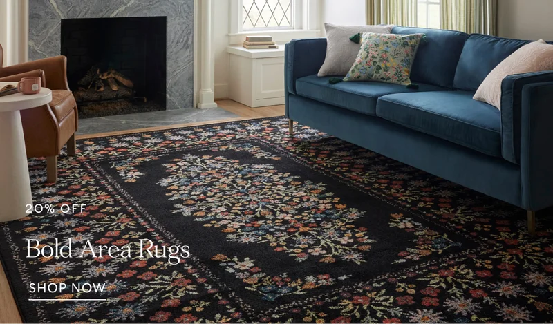 20% OFF Bold Area Rugs SHOP NOW