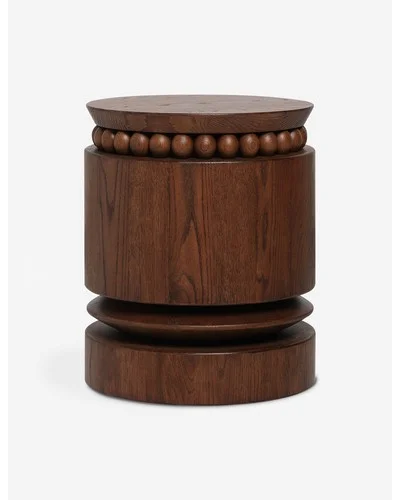 Coco Round Side Table by Carly Cushnie - Espresso