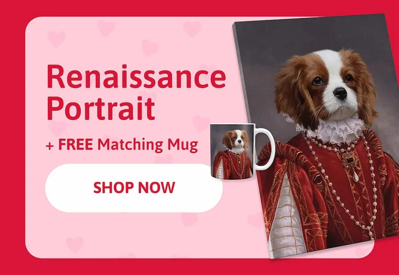 Renaissance Pet Portrait + FREE Mug
