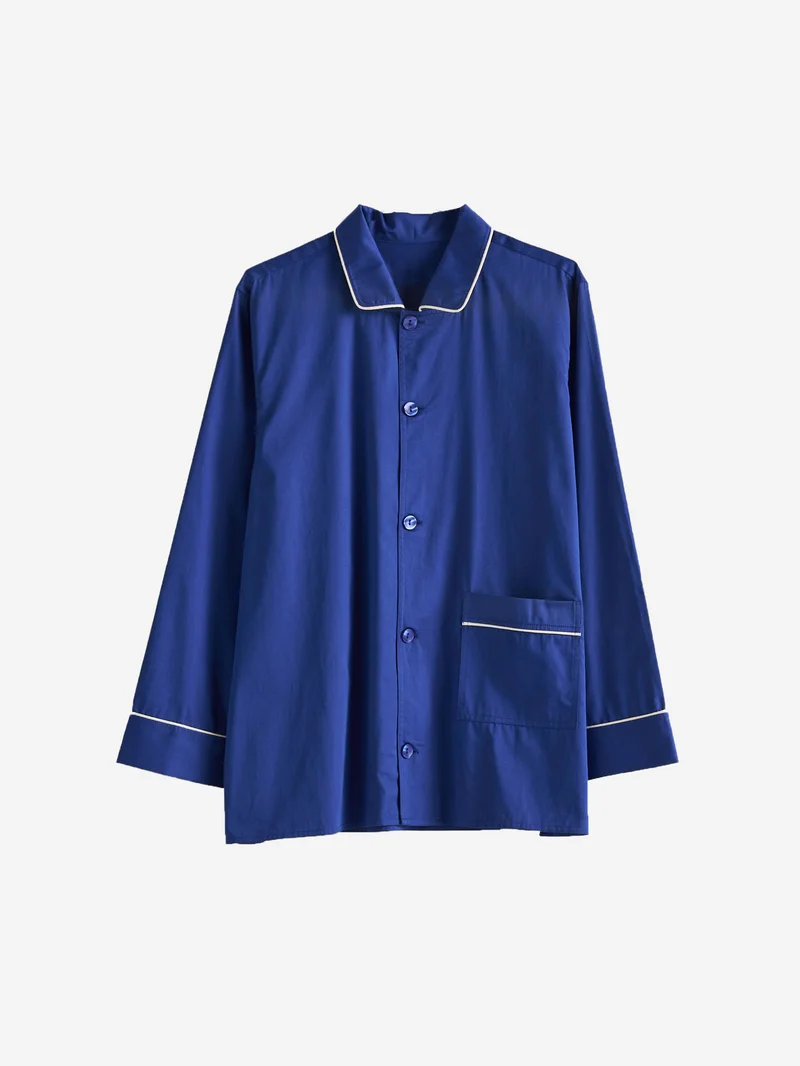 Image of HAY Outline Pyjama Longsleeve Shirt - Vivid Blue