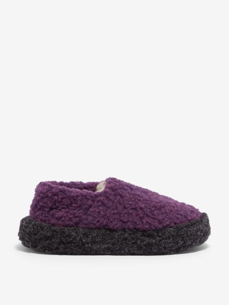 Image of Yoko Wool x Goodhood Siberian Wool Slipper - Purple