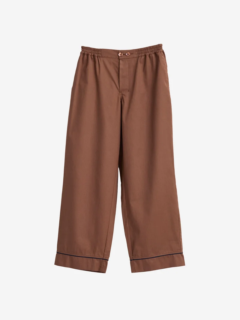 Image of HAY Outline Pyjama Pants - Milk Chocolate