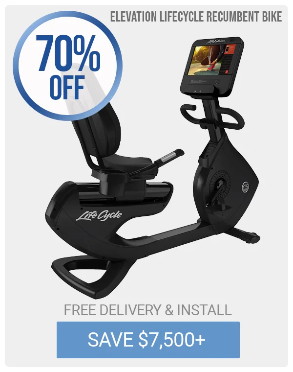 Elevation Series Lifecycle Recumbent Exercise Bike - Outlet | 70% OFF