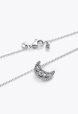 Crescent Moon Pendant Necklace