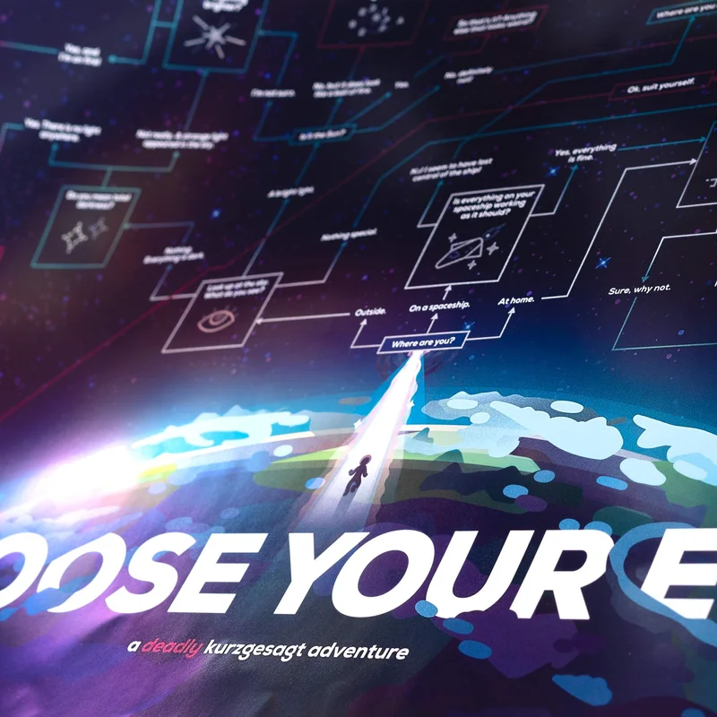 Detail: Choose your Own End of the World Poster