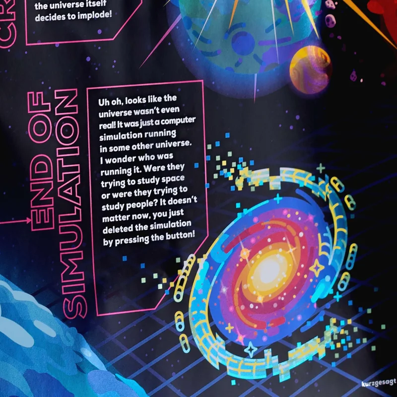 Detail: Choose your Own End of the World Poster