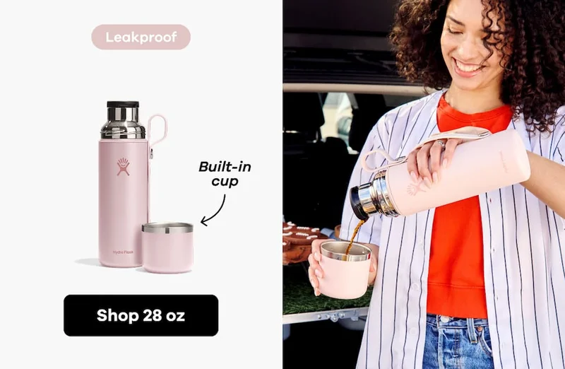 Leakproof. Built-in cup. | Shop 28 oz