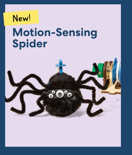 Motion-Sensing Spider