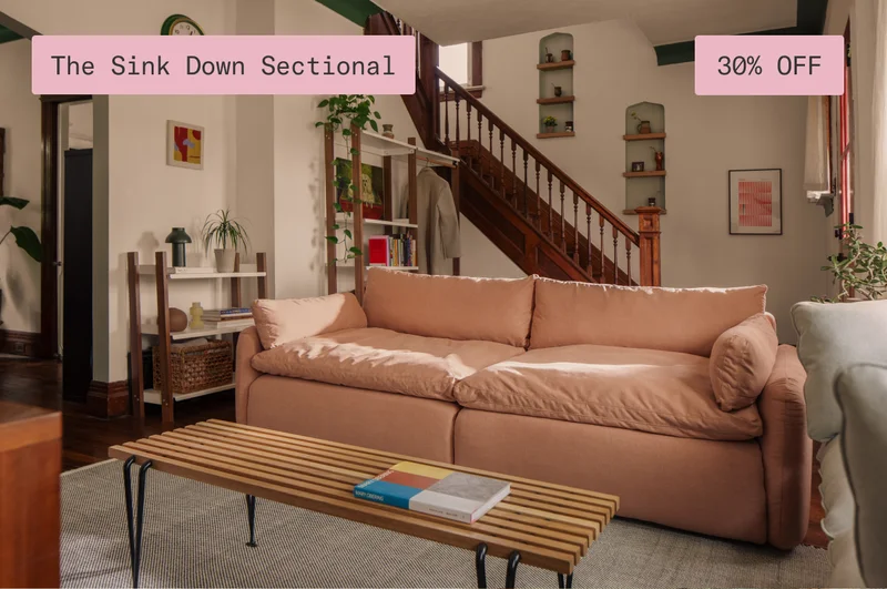 Save 30% on The Sink Down Sectional