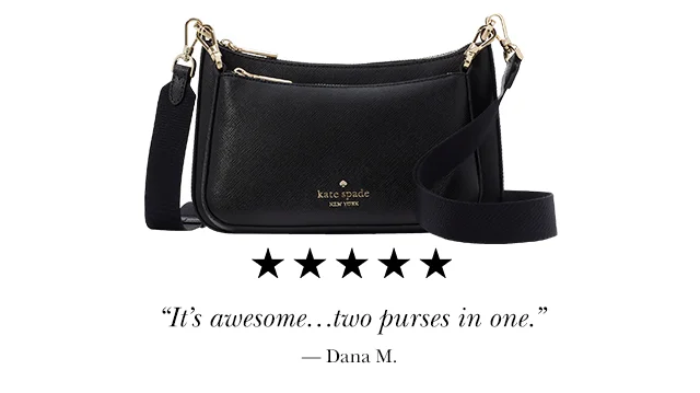 It's awesome...two purses in one.