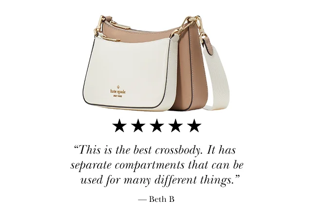 This is the best crossbody. It has separate compartments that can be used for many different things.