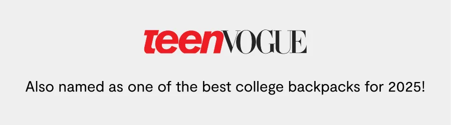 Named as one of the best college backpacks for 2025 by teen voge